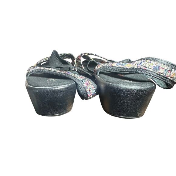 Bernie Mev Lisa splash Strappy Woven Sandals Lightweight Comfort EU 38 US 7.5-8 - Picture 7 of 10